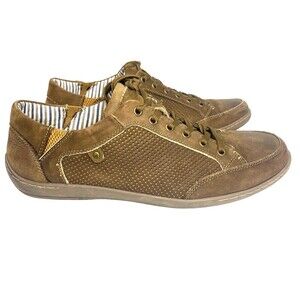 Muk Luks Brodi Causal Sneakers Brown Men's Us 9m - Cow Leather